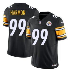Mens Youths Derrick Harmon Black Jersey Stitched